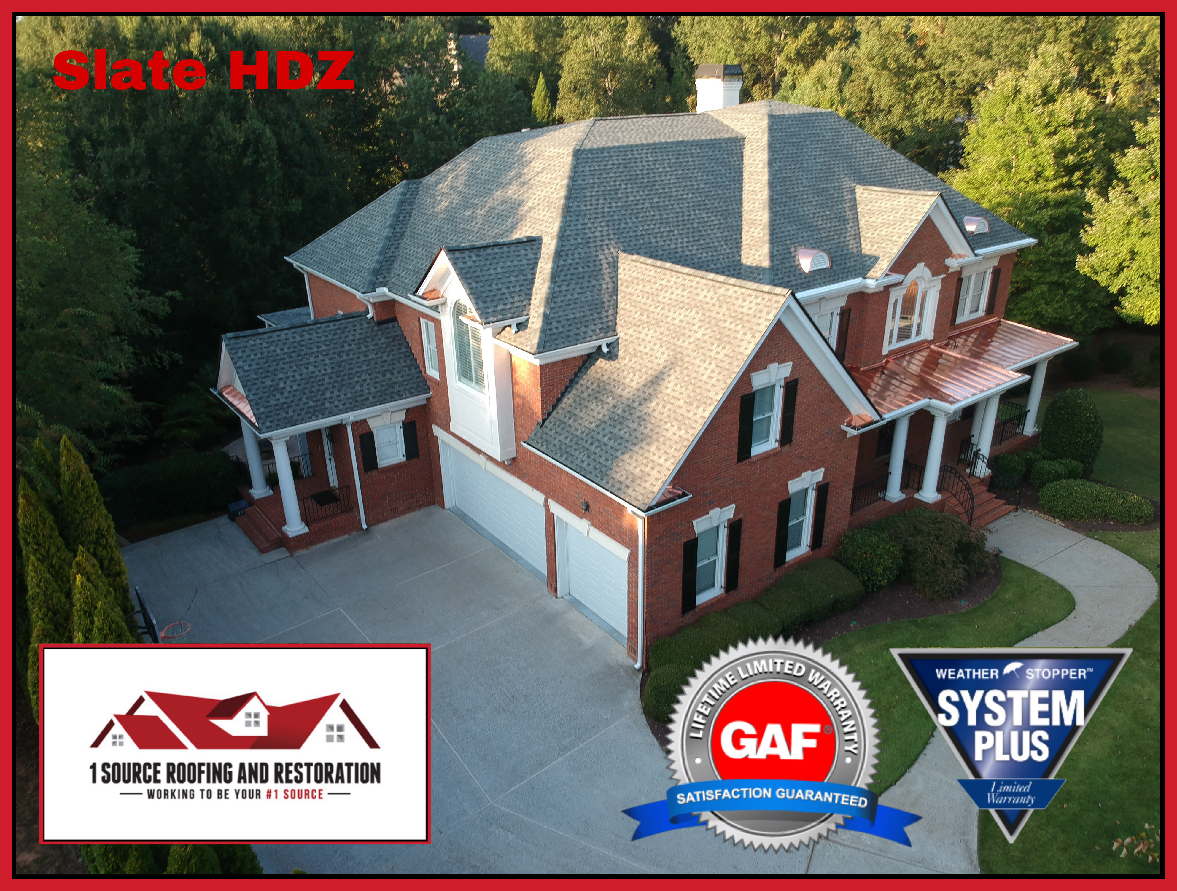 Roof surface on Atlanta home prepared for liquid-applied coating system application
